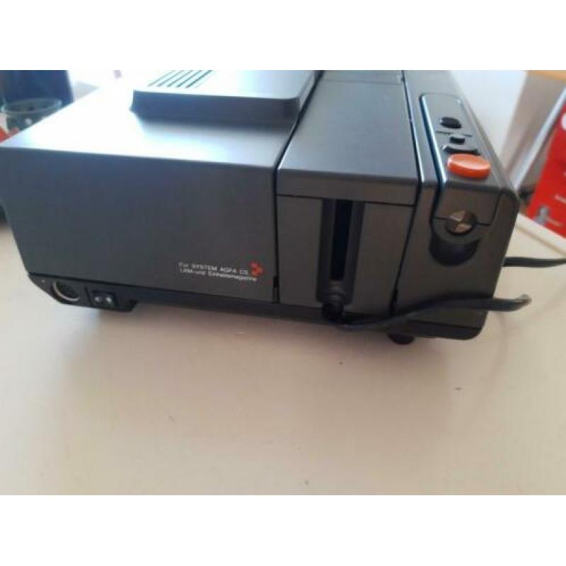 diaprojector en scherm