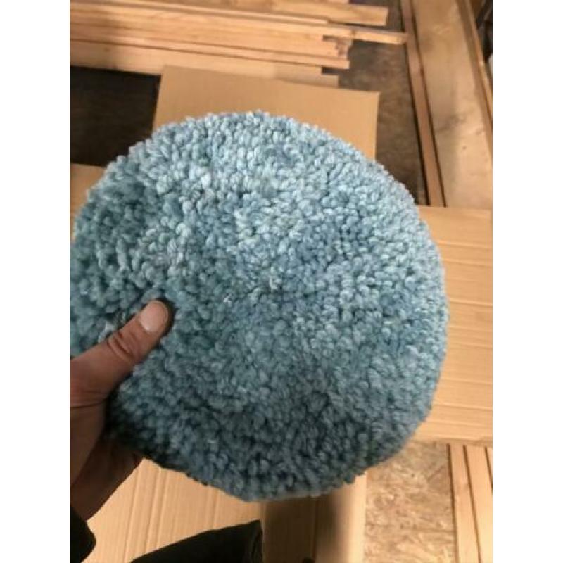 Partij polijstpads wol 220 mm dubbelzijdig ongeveer 920 st