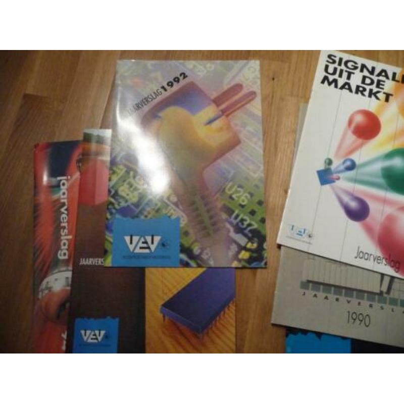 VEV jaarverslagen van de jaren 1986 t/m 1994.