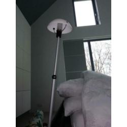 1 x Auping Auronde bedlamp zilver wit