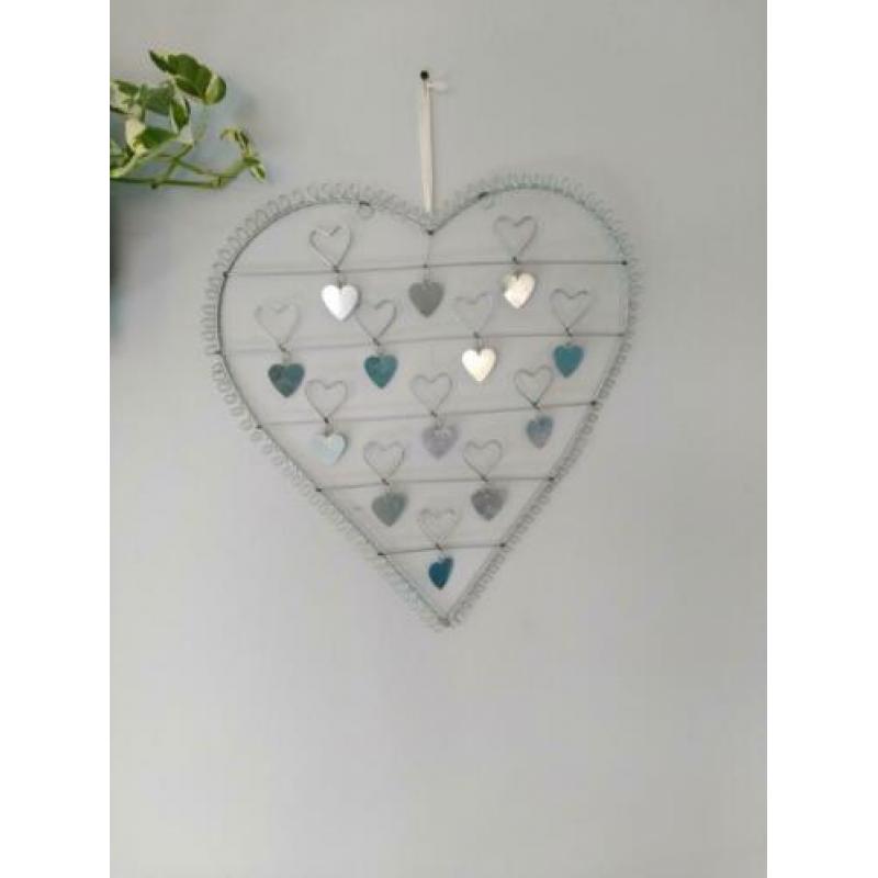 Hart om foto's aan te hangen
