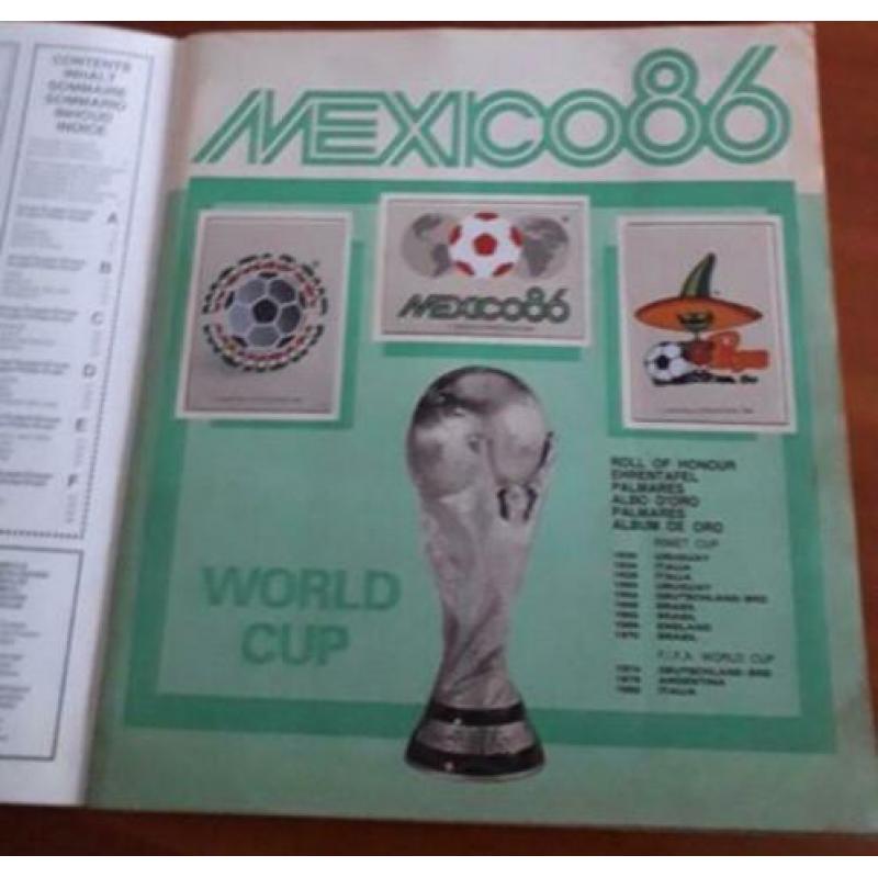 Panini Wk 86 Compleet Album