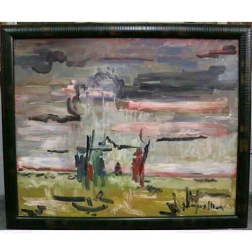 Jacques Maes, geanimeerd landschap
