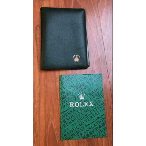 Origineel Rolex Mapje Leer