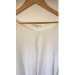 Eve in Paradiso shirt top wit maat L zgan linnen