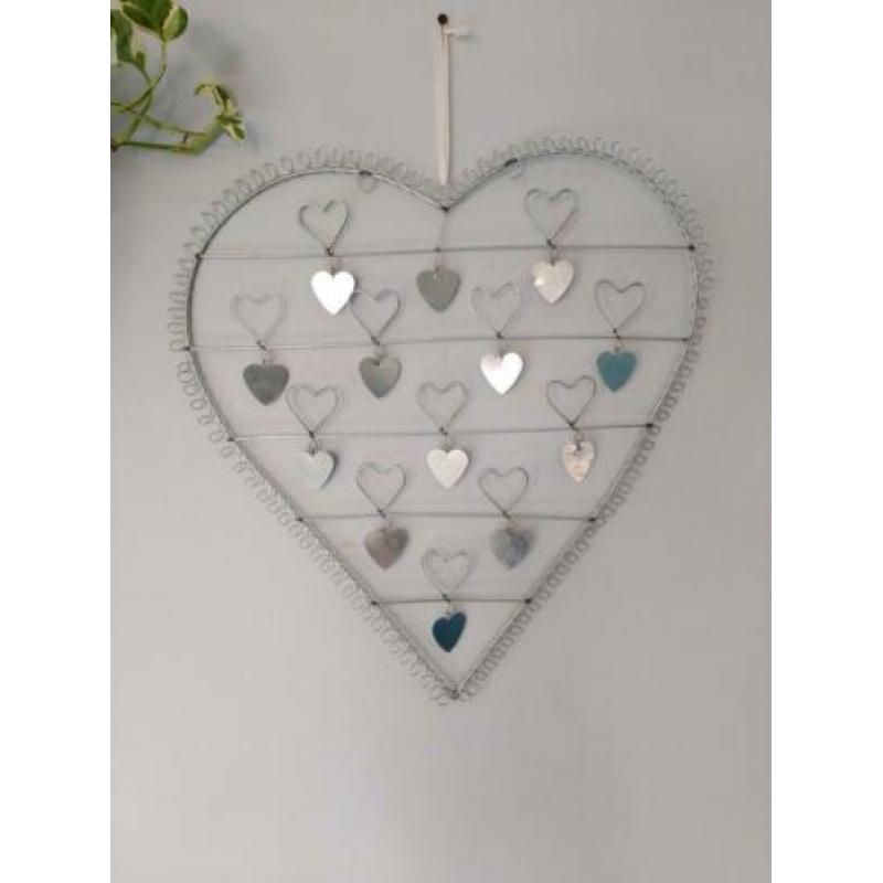 Hart om foto's aan te hangen