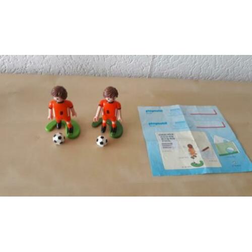 Playmobil set 4735 Voetbalspeler Nederland (2x)