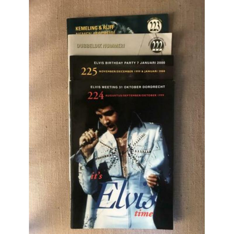 Elvis Presley - 4x fanclubblad It’s Elvis Time (1999/2000)