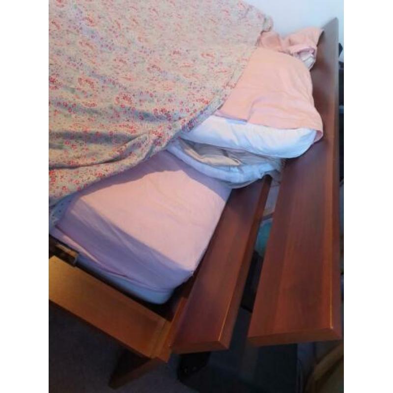 Ikea Malm 2 persoonsbed donker bruin