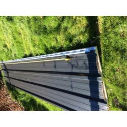 1 Eco Falk dakplaat trapezium antraciet damwandplaat