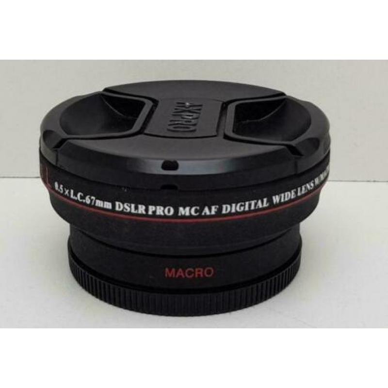 Axpro 0.5x L.C.67mm DSLR pro mc af digital wide lens!