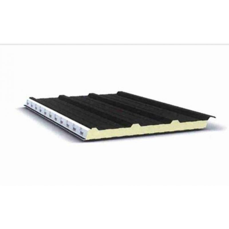 1 Eco Falk dakplaat trapezium antraciet damwandplaat