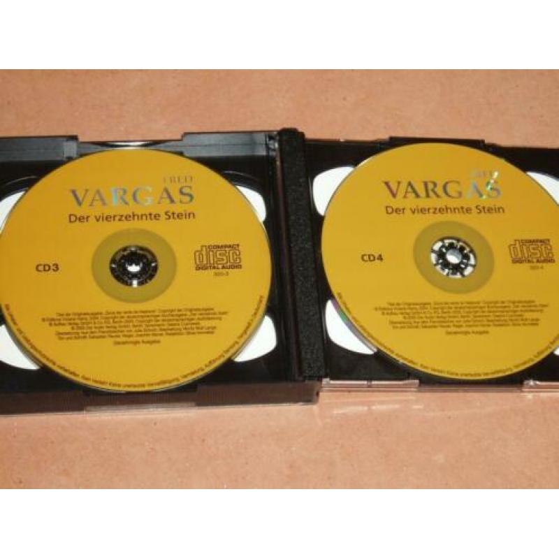 5 CD luisterboek Fred Vargas - Der vierzehnte stein