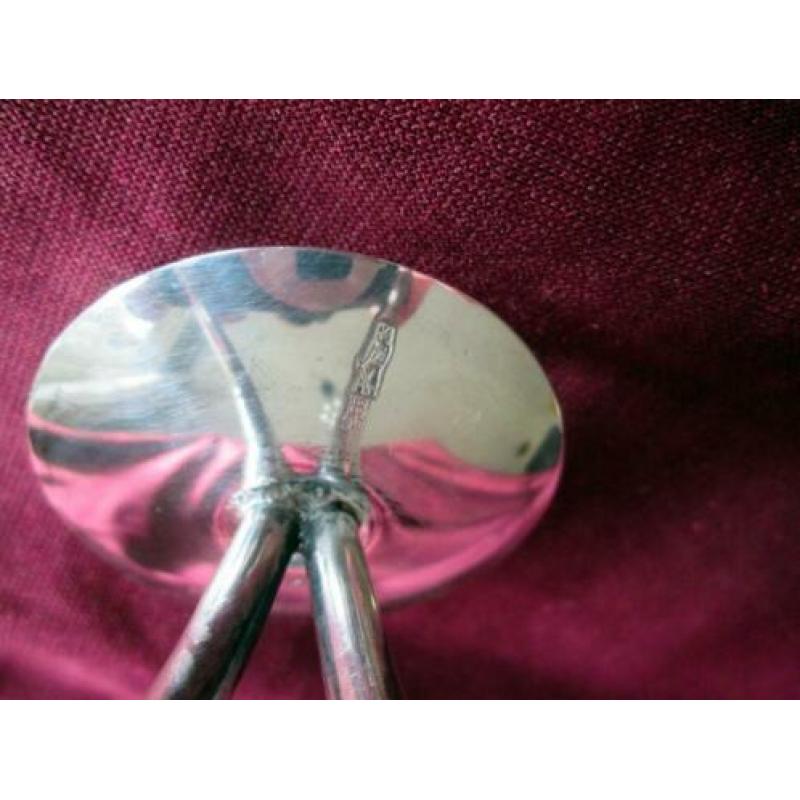 Design Deens silverplated kandelaar Berg gemerkt modern