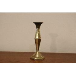 vintage hollywood regency messing kandelaar kandelaren koper