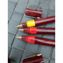 3x rotring pen 2x0.18 1x 0.35