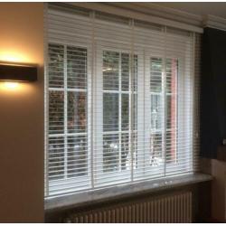 50 mm Houten Jaloezieen || 30 tot 40% goedkoper