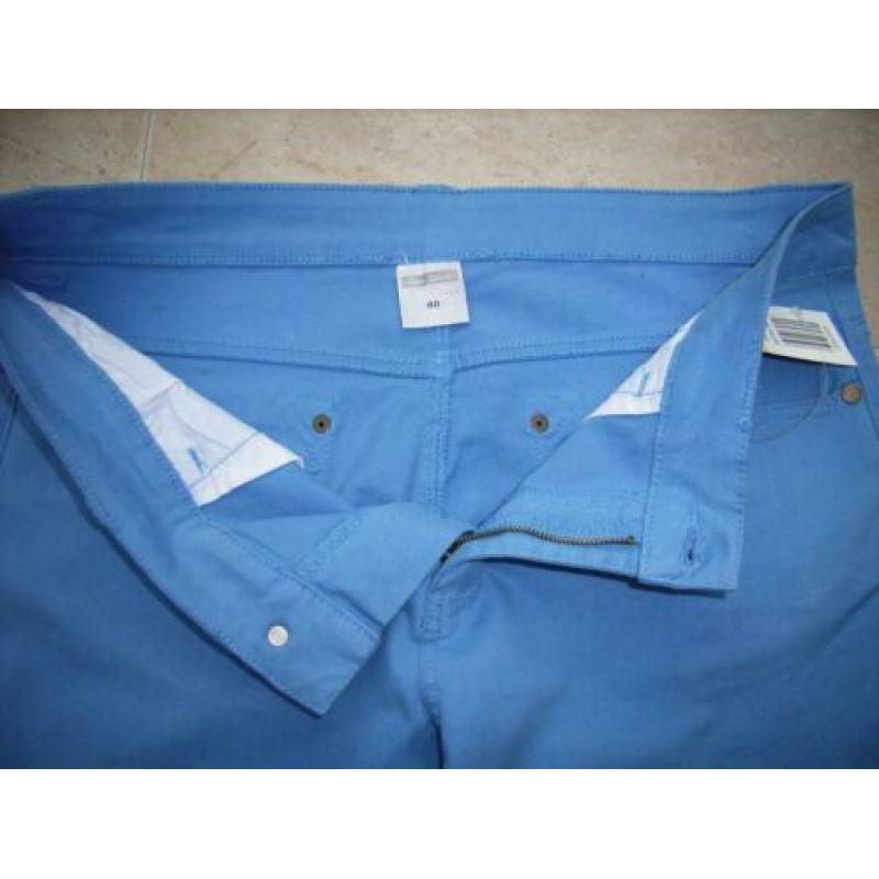 Nieuwe lange broek voorjaar/zomer maat 40 + kaartje blauw