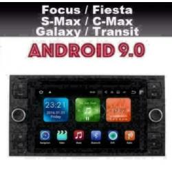 Ford Focus Cmax Smax Transit navigatie android 9 dab carkit