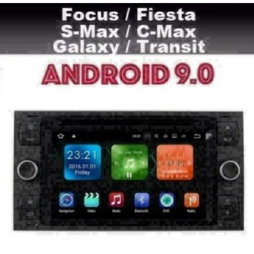 Ford Focus Cmax Smax Transit navigatie android 9 dab carkit