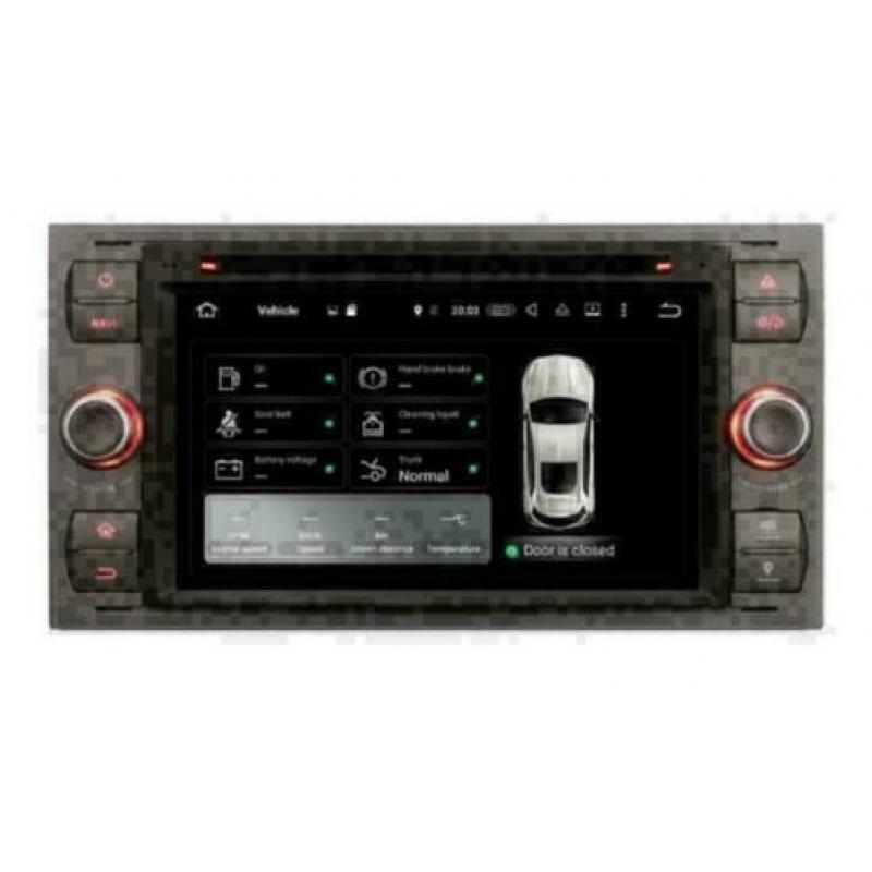 Ford Focus Cmax Smax Transit navigatie android 9 dab carkit
