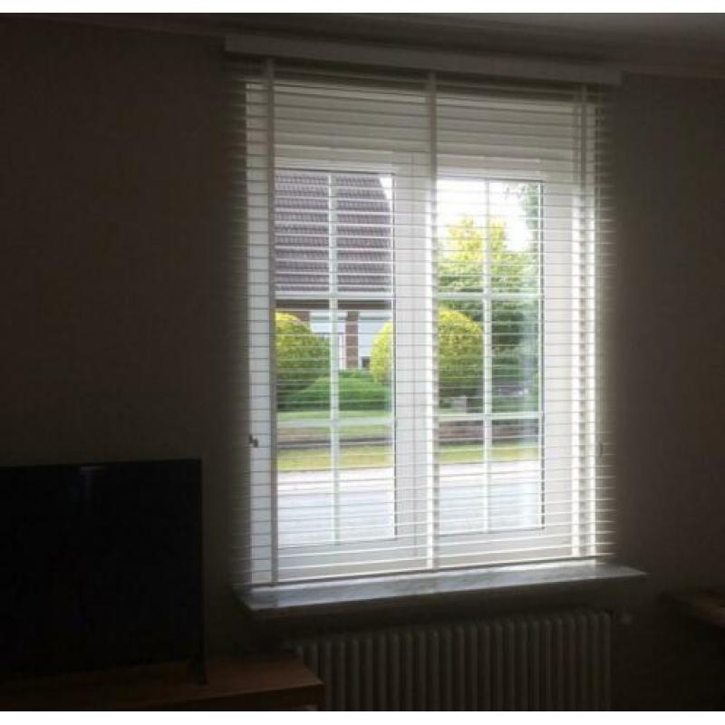 50 mm Houten Jaloezieen || 30 tot 40% goedkoper