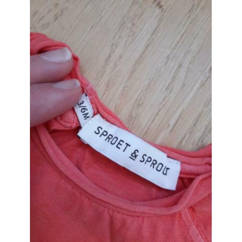 NIEUW Sproet & Sprout shirt 3-6 maand