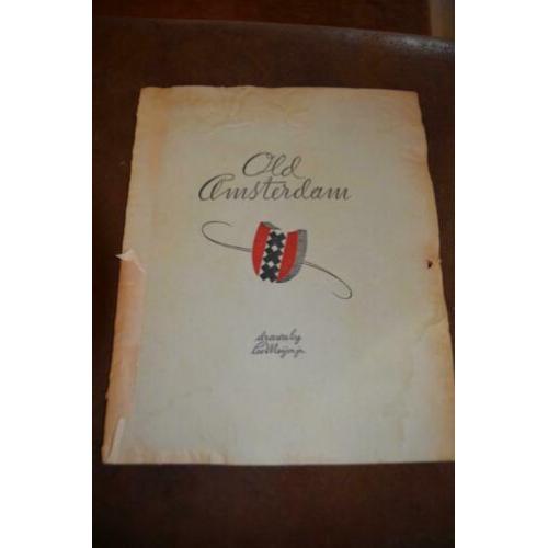 Old Amsterdam drawn by Leo Meijer Jr