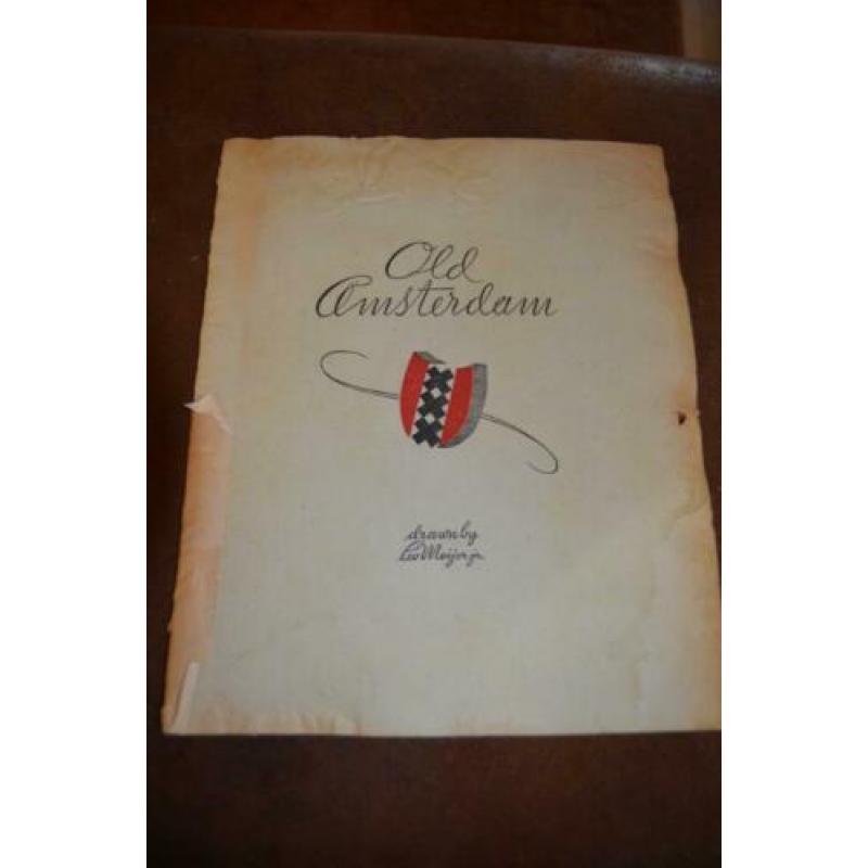 Old Amsterdam drawn by Leo Meijer Jr