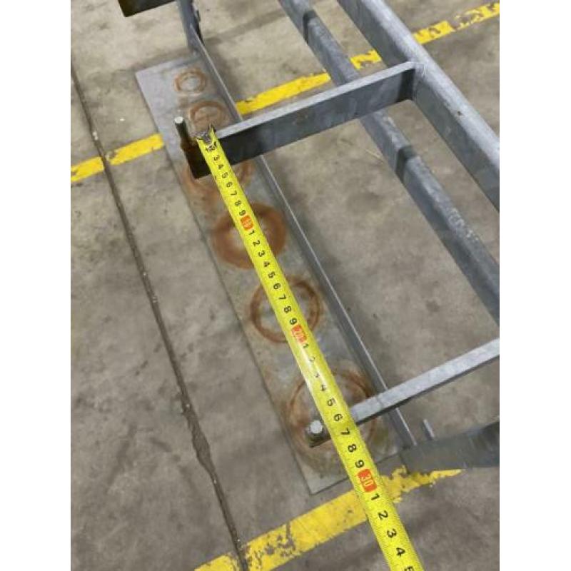 Gasfles opslag wand rek gegalvaniseerd