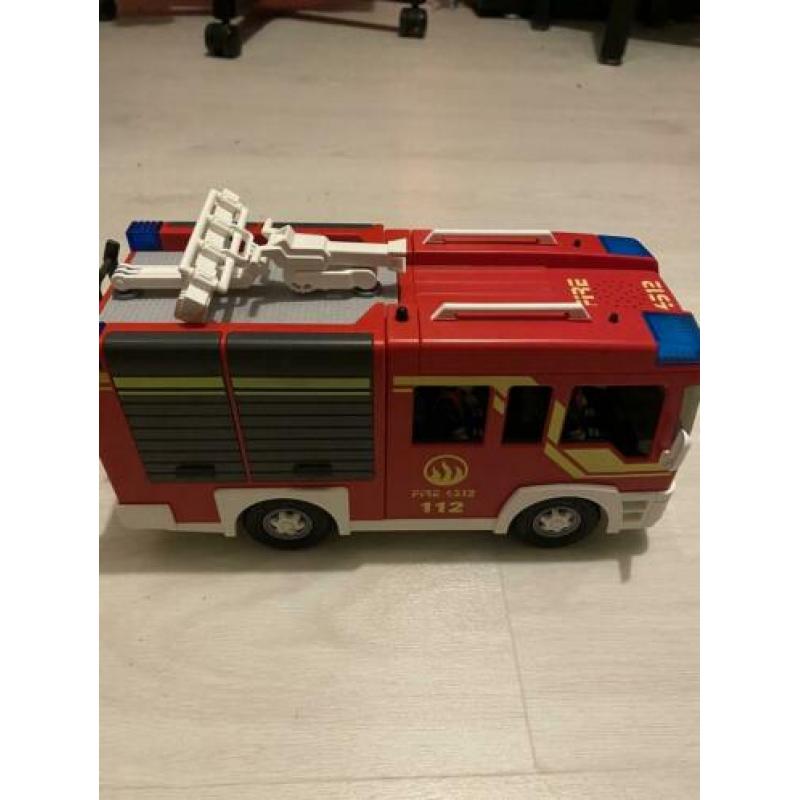 Playmobil brandweer auto met geluid