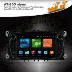 Ford Focus Mondeo S-max navigatie android 9 wifi dab+ carkit