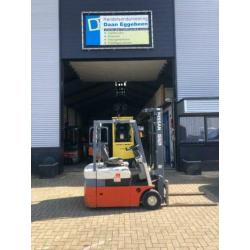 heftruck nissan triplo 5 mtr 3 wiel 48 volt