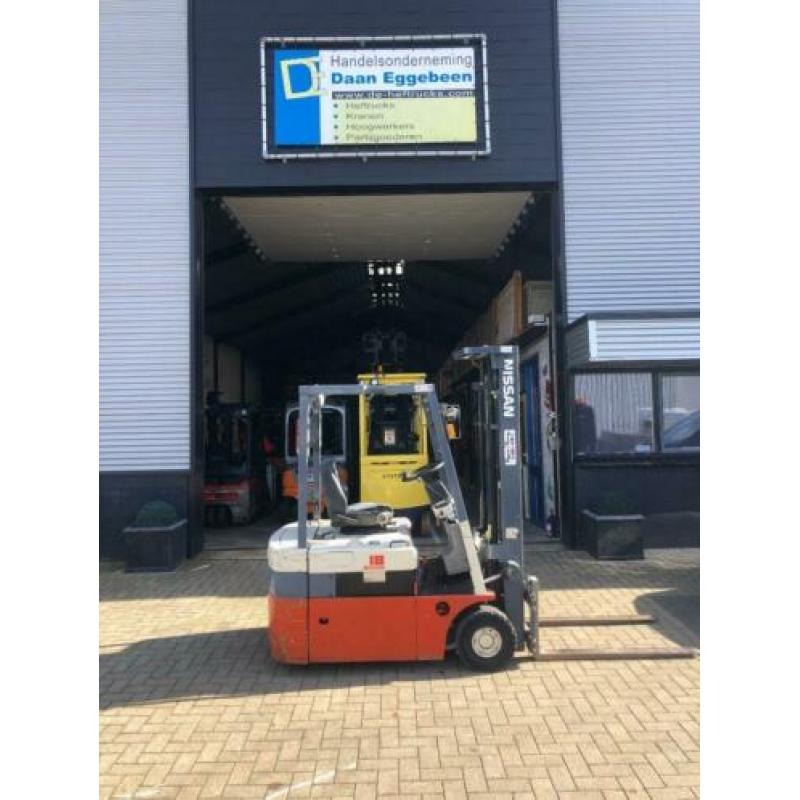 heftruck nissan triplo 5 mtr 3 wiel 48 volt