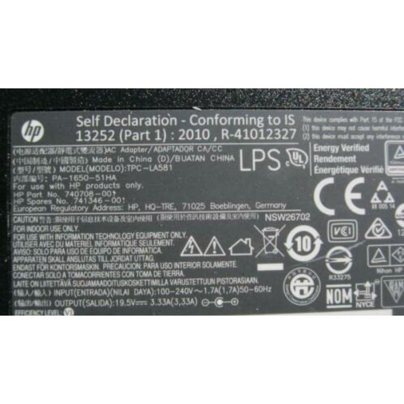 Adapter HP TPC-LA581 zie foto,s voor info