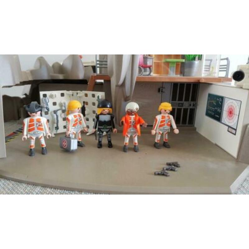 Zeer uitgebreide set Playmobil topagents hoofdkwartier 4875