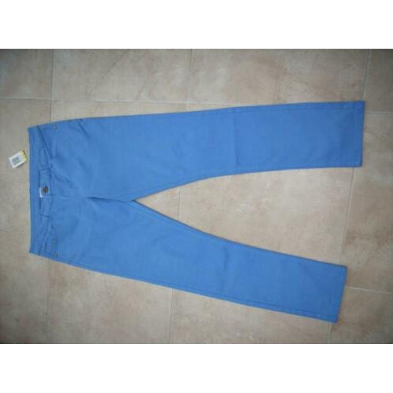 Nieuwe lange broek voorjaar/zomer maat 40 + kaartje blauw