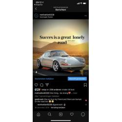 Motiverende pagina Instagram.
