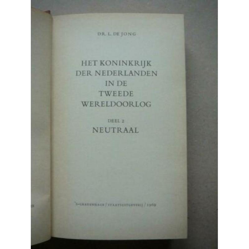 Het Koninkrijk der Ned. in de Tweede Wereldoorlog. neutraal