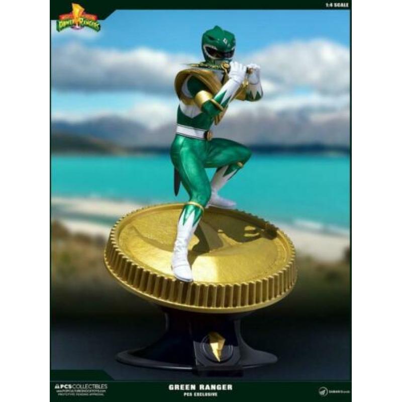 Pop Culture Shock Power Rangers Statue Green Ranger Excl.