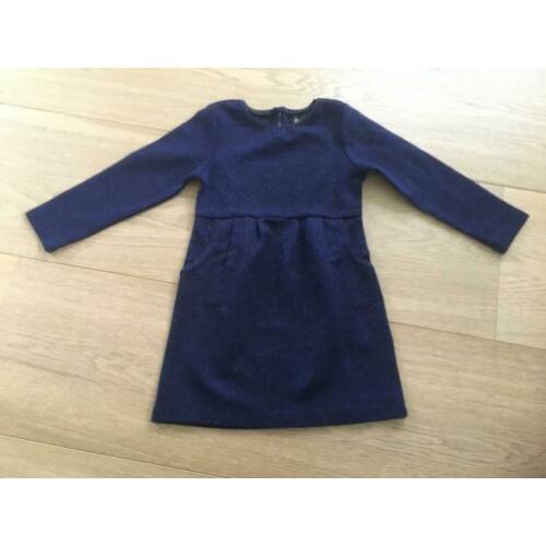 Supermooie nieuwe jurk Petit Louie blauw glitter 86 92