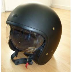 SHOEI J.0 JETHELM - Mat Zwart - Mt. S - Fiberglass - JO Helm