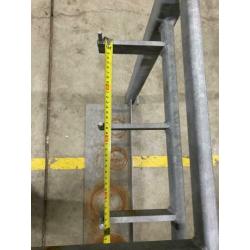 Gasfles opslag wand rek gegalvaniseerd