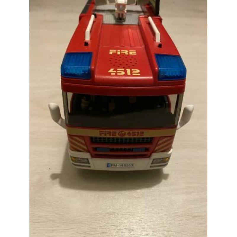 Playmobil brandweer auto met geluid