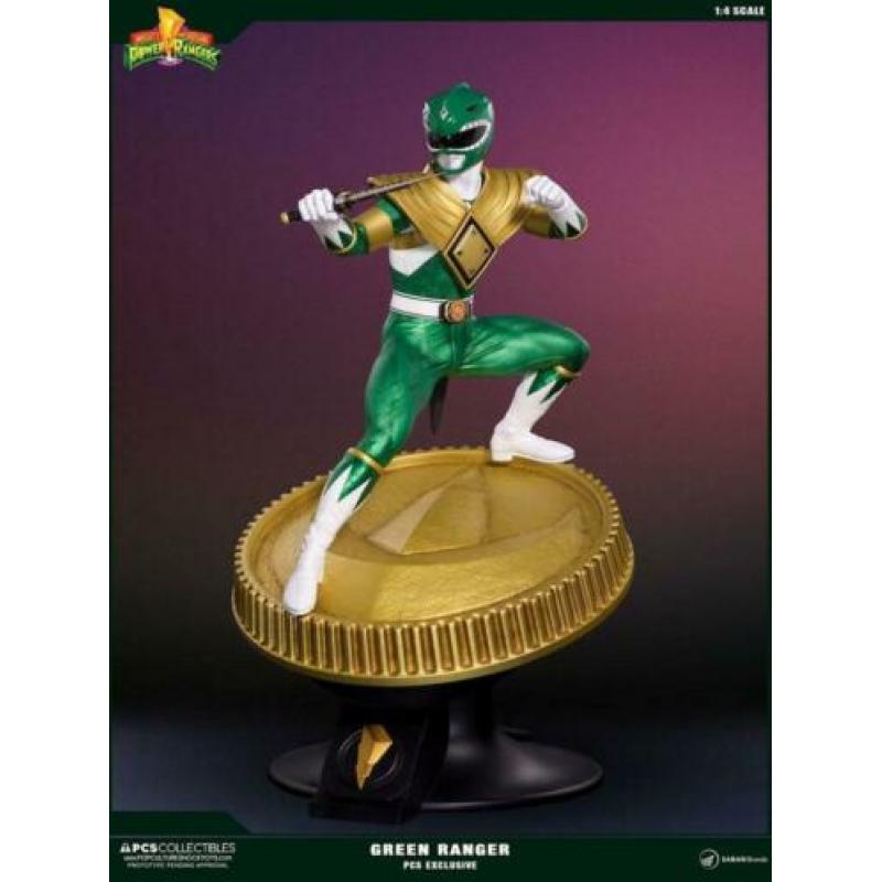 Pop Culture Shock Power Rangers Statue Green Ranger Excl.