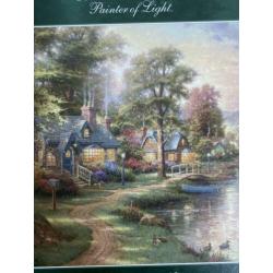 Puzzel thomas kinkade schmidt hometown lake NIEUW