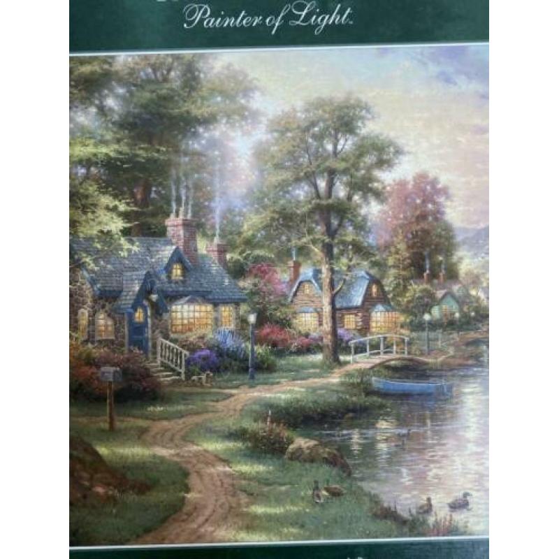 Puzzel thomas kinkade schmidt hometown lake NIEUW