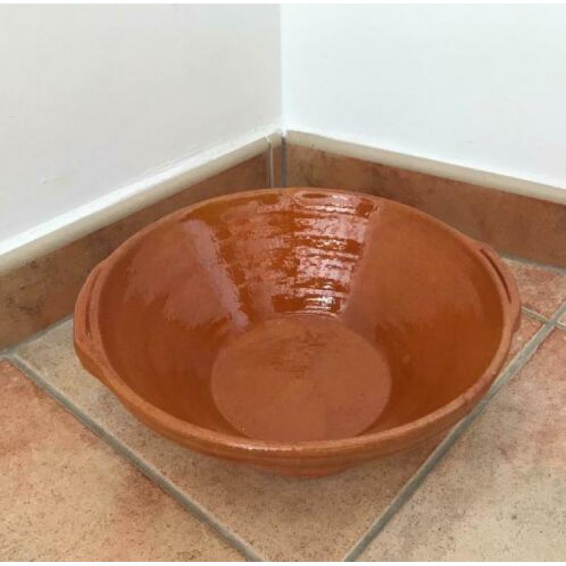 Franse cassole van La Poterie Not aardewerk kookpot