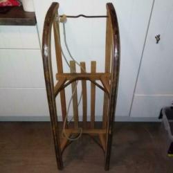 Houten gebruikte slee 1 meter lang