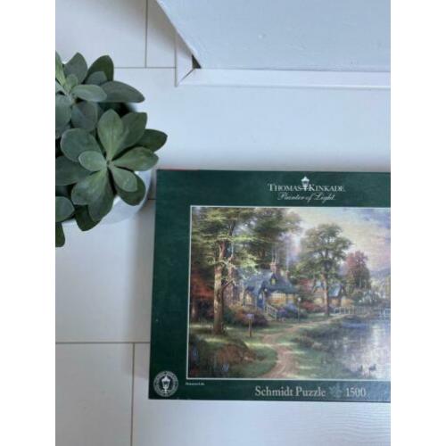 Puzzel thomas kinkade schmidt hometown lake NIEUW